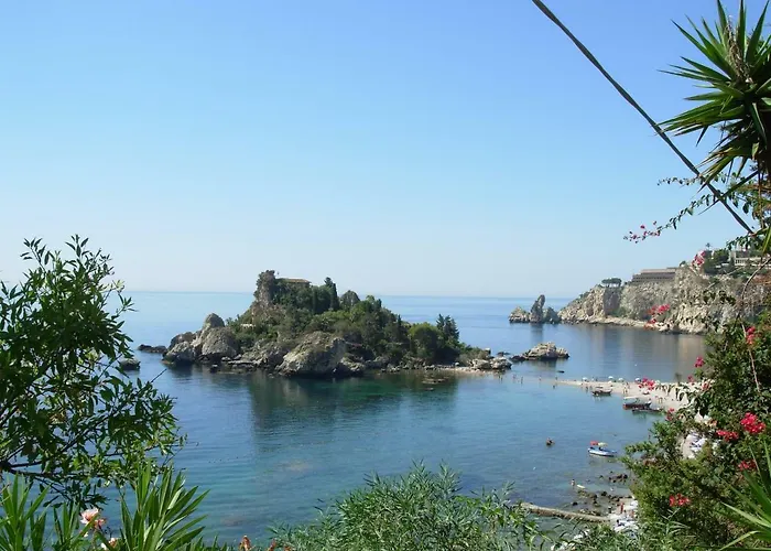 Taormina Castle And Sea View